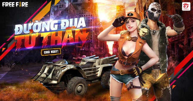 Free Fire ra mắt chế độ sinh tồn chất lừ: Đua xe bắn súng