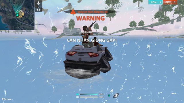 Free Fire: Xuất hiện góc lag khi game thủ điều khiển xe đa năng va chạm với nhau
