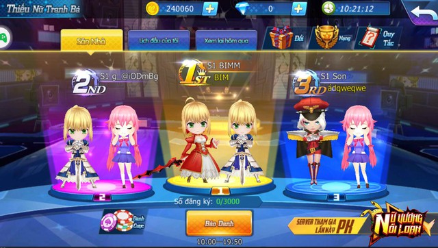  Hoạt động PvP liên server người chơi lên Level cao sẽ được trải nghiệm 