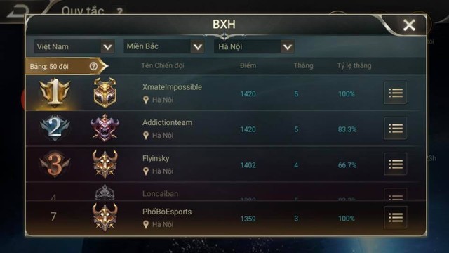 Hãy gia nhập Clan để tìm bạn bè leo rank cùng