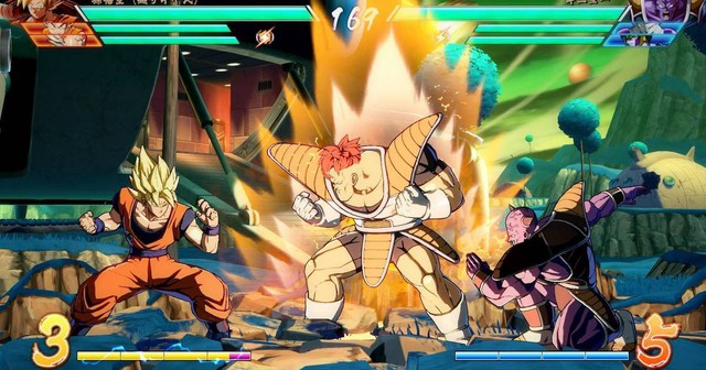  Dragon Ball Fighter Z vẫn đi theo lối chơi phổ biến hiện này, đó chính là 3 vs 3. 