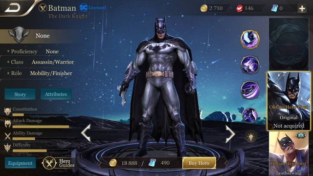  Server Đông Nam Á và Indonesia đã gây choáng cả cộng động Arena of Valor khi tặng free Batman 