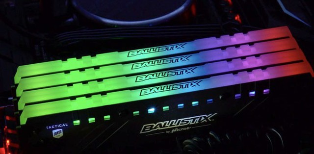 Crucial giới thiệu KIT RAM Ballistix Tactical Tracer RGB đẹp ngất ngây, chuyên phục vụ chiến game