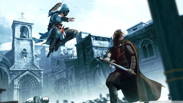  Assassins Creed kể về cuộc chiến giữa hai phe Hashashin và các hiệp sỹ Templar để tranh giành Apple of Eden. 