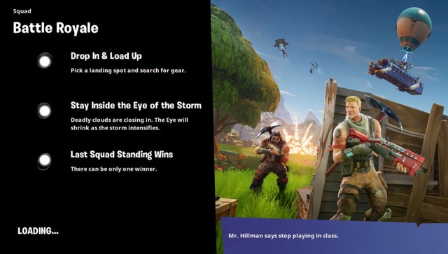 Không muốn học trò chơi Fortnite Mobile trong lớp học, một thầy giáo đã cầu cứu sự trợ giúp từ NPH