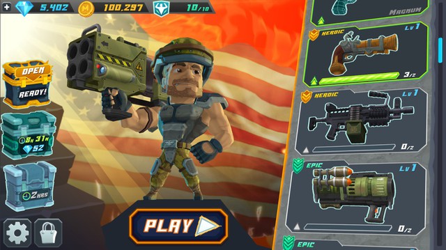 Major Mayhem 2 - Game mobile bắn súng giải trí đậm chất Rambo lùn kinh điển