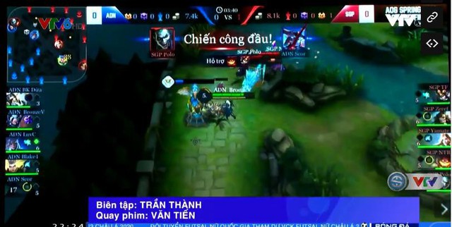 Liên Quân Mobile: Chiến thắng của Saigon Phantom được truyền hình quốc gia đưa tin