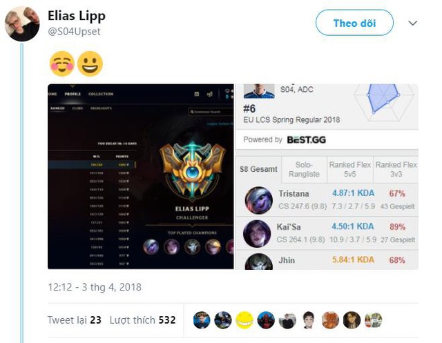 Khoe ngay trên Twitter !!!