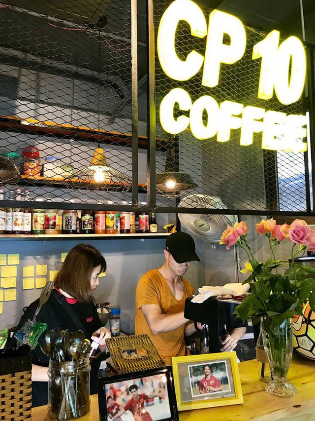  Quán cafe với hashtag CP10 coffee rất nổi bật. 