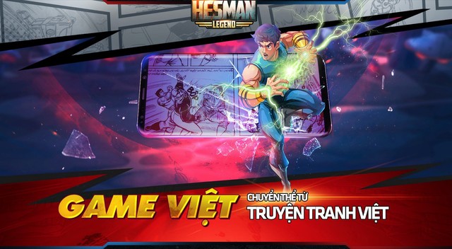 Hesman Legend - Game Việt chuyển thể từ truyện tranh Dũng Sĩ Hesman trở lại