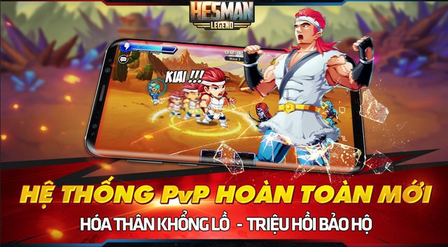 Hesman Legend - Game Việt chuyển thể từ truyện tranh Dũng Sĩ Hesman trở lại