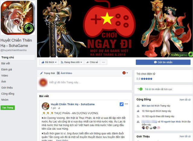 Huyết Chiến Thiên Hạ sẽ là game Việt mới của SohaGame ra mắt trong tháng 6