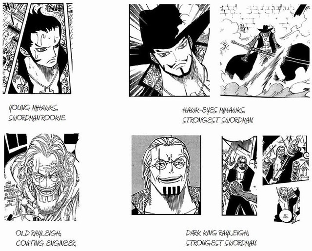 One Piece: Bạn nghĩ sao nếu Thất vũ Hải Mihawk là đệ tử của Vua bóng tối Rayleigh