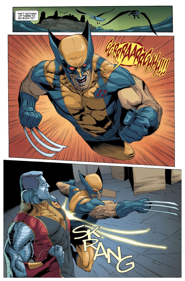  Móng vuốt của Wolverine không thể làm Colossus ở Trái Đất 616 bị thương. 
