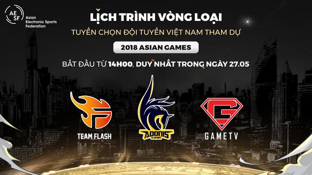  Saigon Phantom không tham dự vòng loại Việt Nam, từ đó tìm ra đại diện dự vòng loại Đông Nam Á giải Asian Games 2018. 