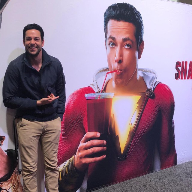  Hình ảnh được nam diễn viên Zachary Levi đăng tải trên Instagram. 