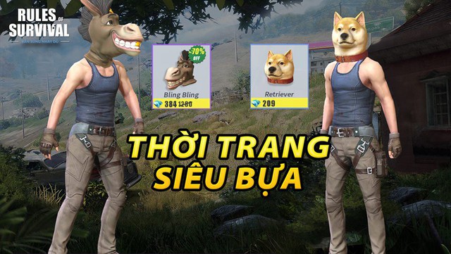 Rules of Survival chính là tựa game có gu thời trang 'lệch lạc' nhất hiện tại 