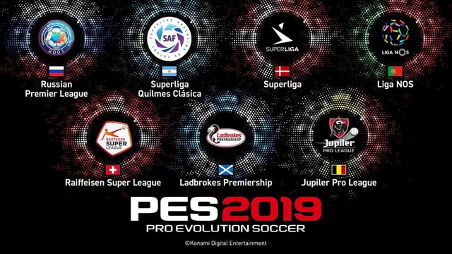 Không biết nên khóc hay nên cười, đây là 7 giải đấu mới mà PES 2019 vừa có được bản quyền