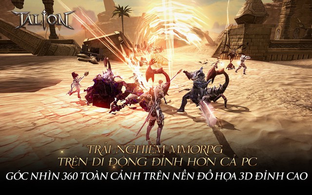 Talion - Siêu phẩm MMORPG góc nhìn 360 độ chân thực của Gamevil