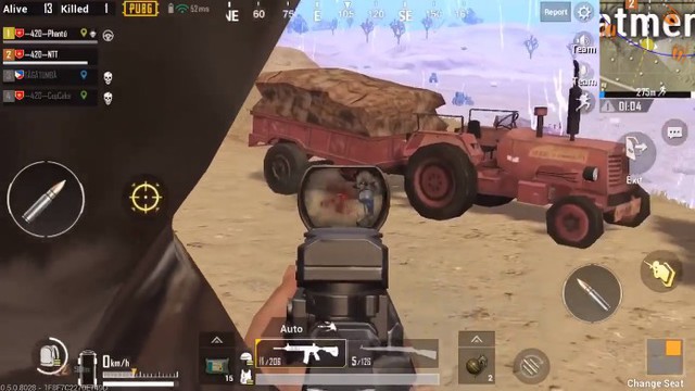 PUBG Mobile: Xe bị rơi vào địa thế 