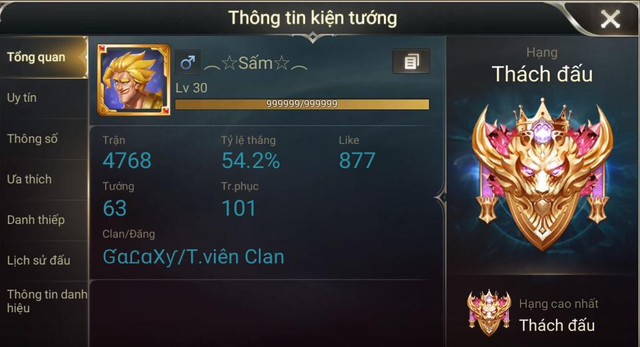  Rồi cả account rank Thách Đấu này nữa. 