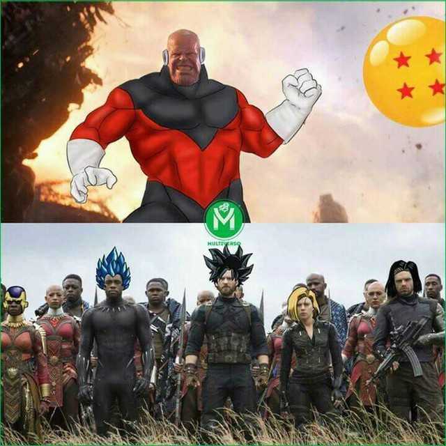 Avengers: Infinity War - Khi cư dân mạng nỗ lực đem vũ trụ điện ảnh Marvel kết hợp với vũ trụ Dragon Ball Super