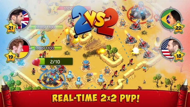 Survival Arena - Game thủ thành cực lôi cuốn cho bạn thách đấu online và cả livestream