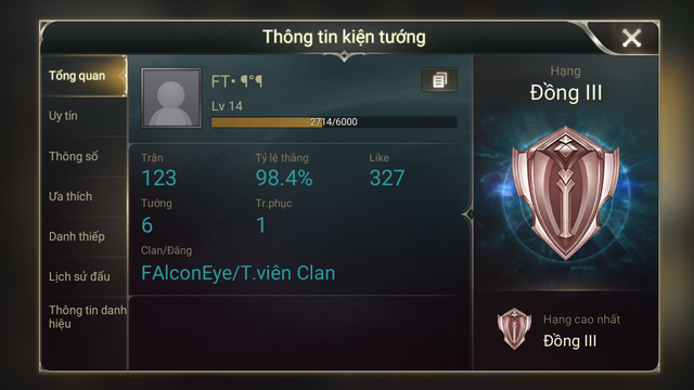 Cày tỷ lệ thắng 98, 99% là trò vui của không ít game thủ và họ sẽ lập account mới, chơi lại từ đầu.