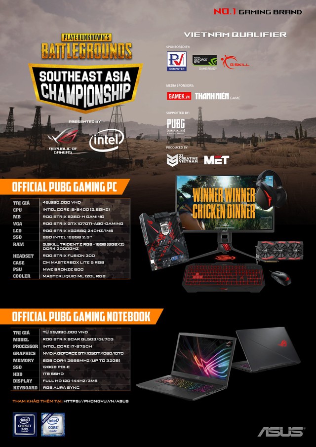 4 team Việt Nam nào sẽ tham dự giải đấu PUBG Đông Nam Á tại Thái Lan?