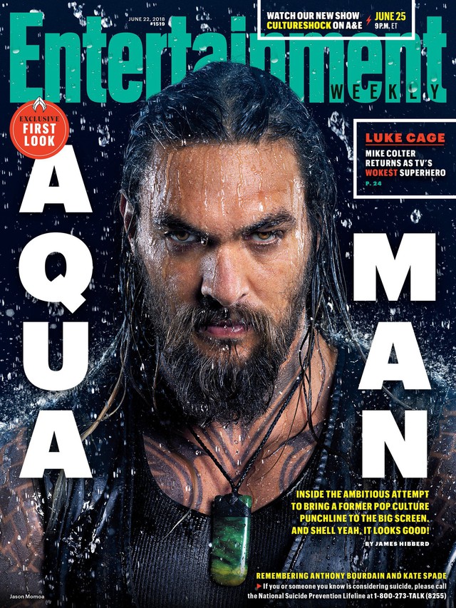  Hình ảnh Aquaman hiện lên đầy dũng mãnh. 