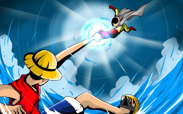  Nếu Saitama đụng độ Luffy thì Mũ Rơm có của nào thắng nổi “Thánh Phồng” không nhỉ? 