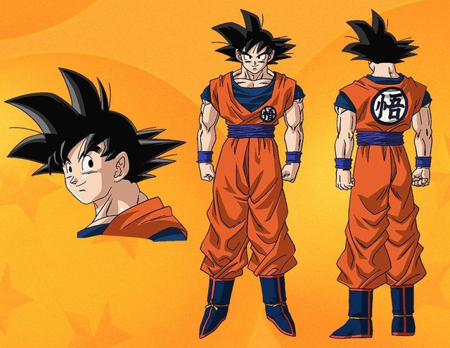 Những thay đổi thiết kế của nhân vật Songoku trong lịch sử phát triển của series Dragon Ball