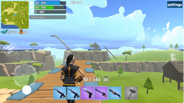 Rocket Royale - Chơi Fortnite phiên bản giải trí 