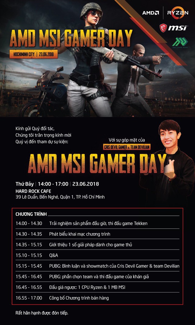 MSI cùng AMD tổ chức buổi trải nghiệm chiến game đặc biệt cho fan 'đội đỏ'