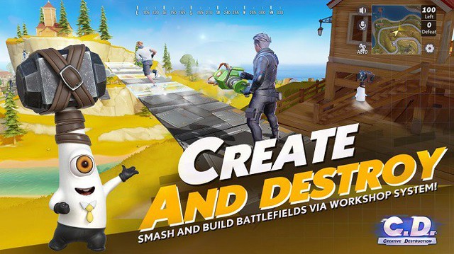 Thử chơi Creative Destruction - Game sinh tồn độc đáo 