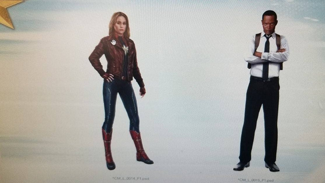  Captain Marvel và Nick Fury thời còn chưa chột mắt 