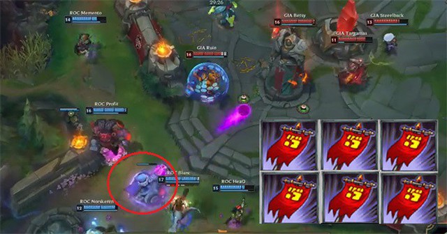 Không chỉ quá OP tới mức bị xóa bỏ trong ARAM, Cờ Lệnh Hiệu Triệu còn đang “lỗi” trên map Summoner’s Rift