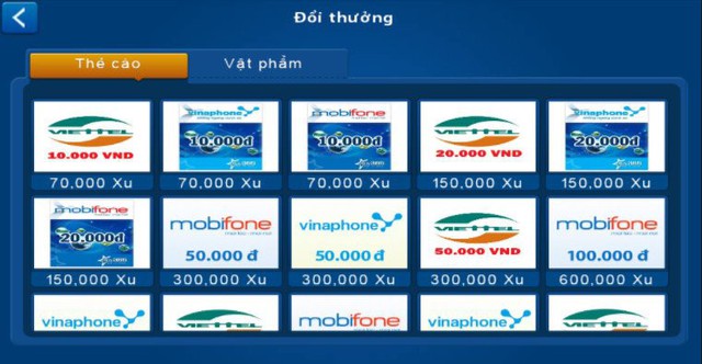  MobiFone và VTC đề nghị cho phép dùng thanh toán thẻ cào di động cho dịch vụ nội dung. 