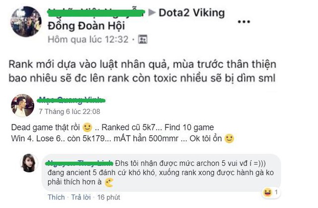 Nhiều Game thủ đã khóc thét sau khi DOTA 2 bất ngờ Reset Rank