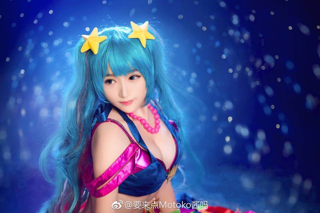 Tuyệt vời cosplay Sona Giả Lập cực dễ thương trong Liên Minh Huyền Thoại