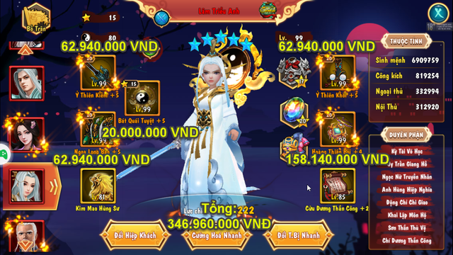 Choáng với dàn tướng trị giá hơn 2 tỷ VNĐ của game thủ khiến trào lưu Rich Kid chỉ là trò hề - Ảnh 9.