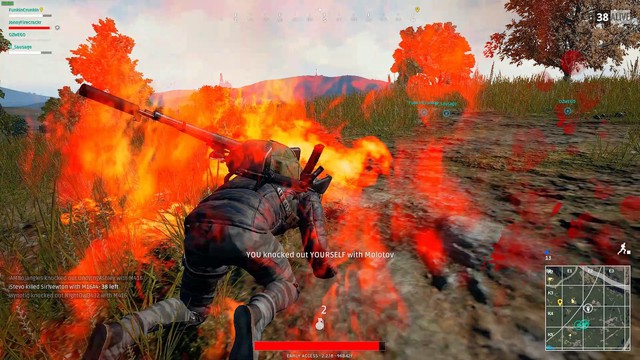 Tìm hiểu về bom lửa trong PUBG - Vũ khí sát thương rộng cực mạnh - Ảnh 1.