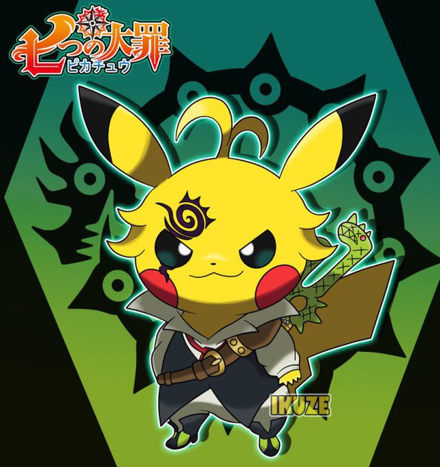 Những hình ảnh siêu “ngầu” của Pikachu khi cosplay thành các nhân vật anime nổi tiếng