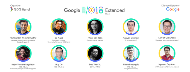 Google I/O Extended Hanoi 2018: Ngày hội công nghệ không thể bỏ lỡ dành cho lập trình viên tại Việt Nam