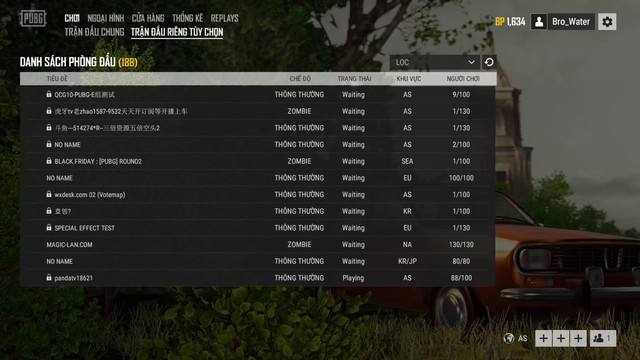 Màn hình chính của PUBG và những tính năng mà bạn cần chú ý