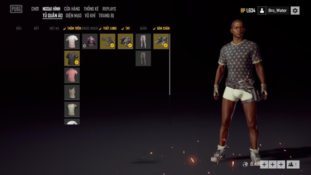 Màn hình chính của PUBG và những tính năng mà bạn cần chú ý