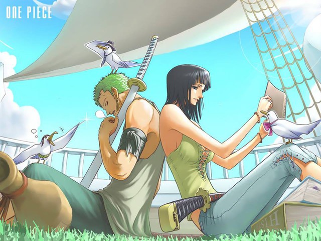 One Piece: Bộ fanart tình bể bình giữa Zoro và Robin khiến fan sướng lịm tim - Ảnh 4.