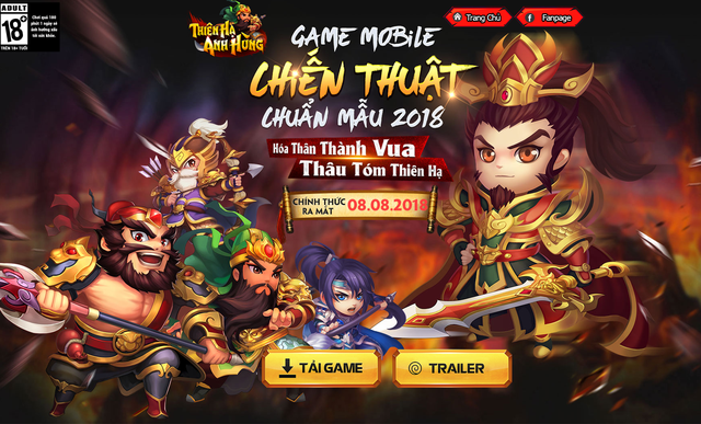 Game chiến thuật không main Thiên Hạ Anh Hùng đã chính thức mở landing, ấn định ra mắt 8/8 - Ảnh 1.