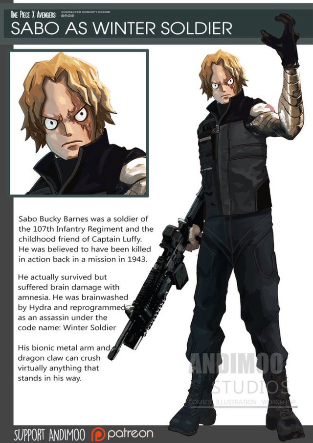  Sabo sẽ trở thành Winter Soldier. 