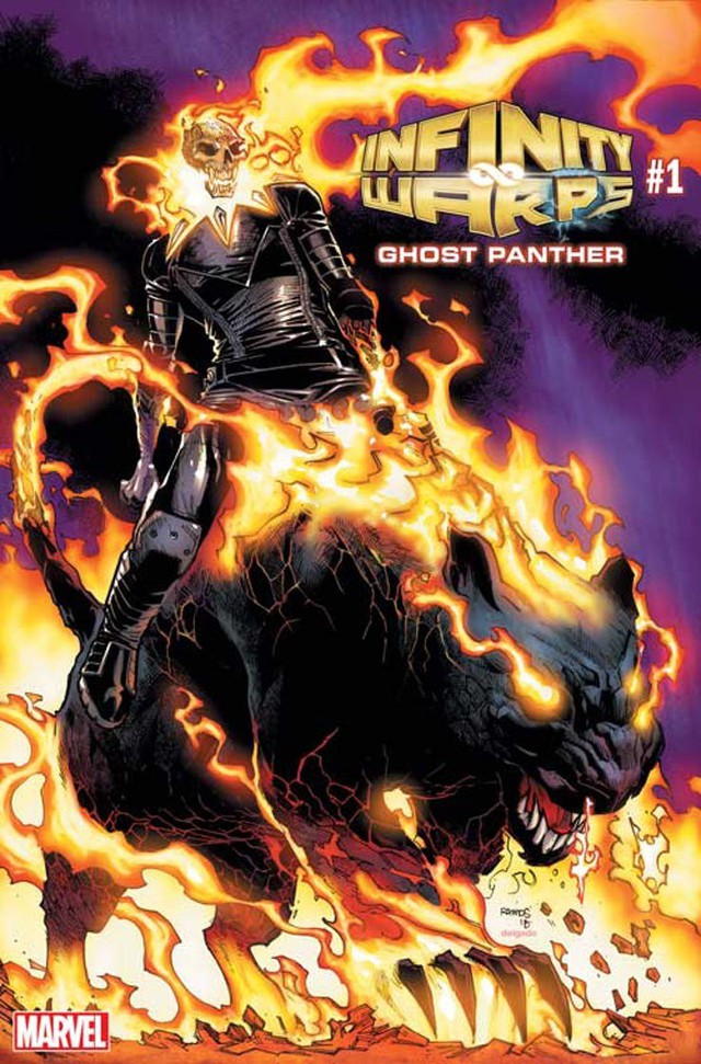  Và cuối cùng, khi Báo Đen kết hợp với Ghost Rider sẽ ra một tạo hình siêu ngầu như này đây 